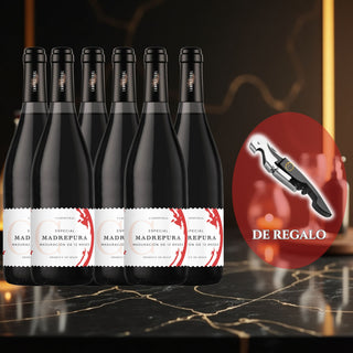 Pack MadrePura 6 Botellas + Sacacorchos de REGALO